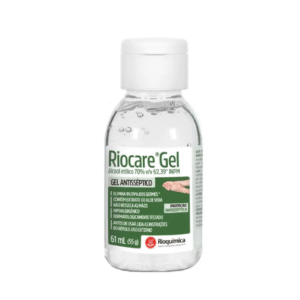Álcool Gel 70% 55g Antisséptico Riocare Gel Rioquímica
